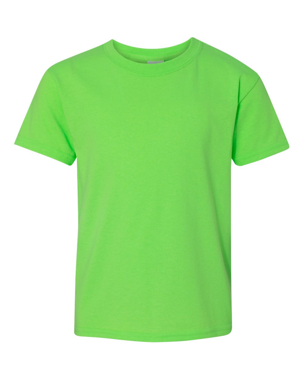 Gildan 5000B Neon Green front