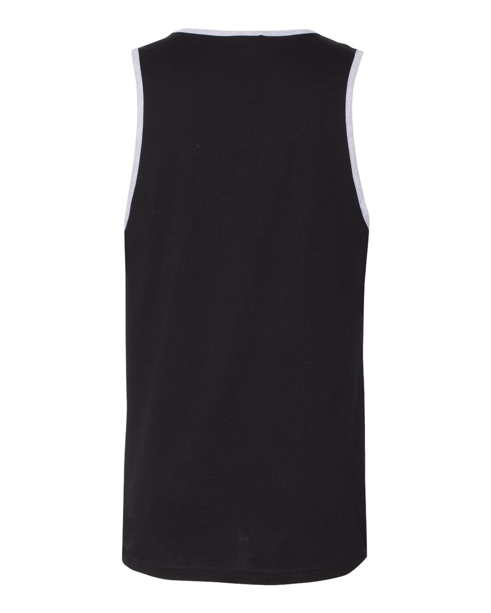 Next Level 3633 Black/ Heather Grey back