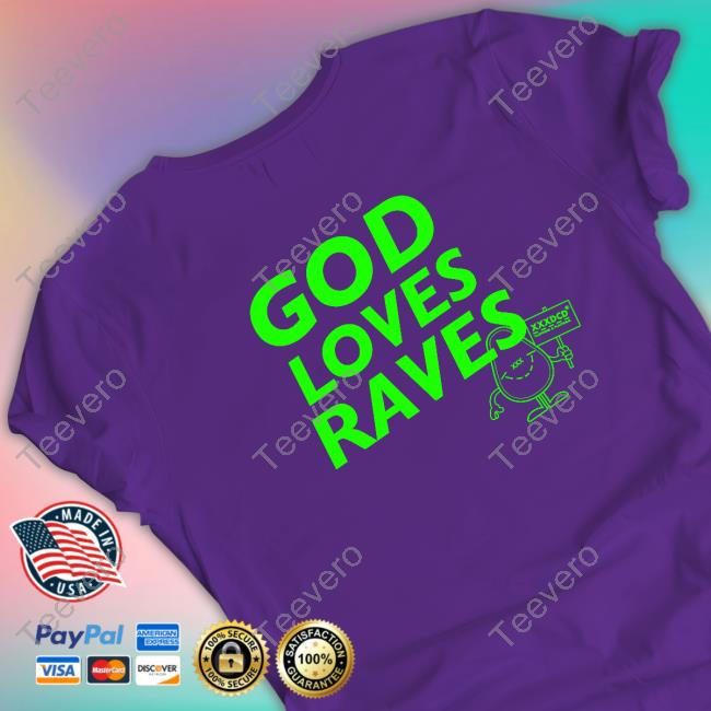 GOD LOVES RAVES T-SHIRT (VIVID GREEN) – XXXDCD CLOTHING & PLATFORM